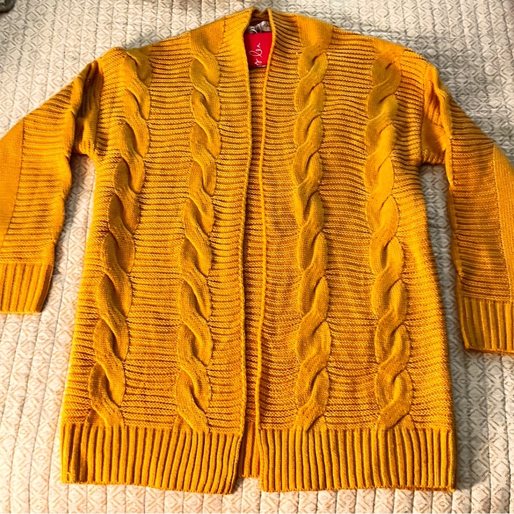 New women’s corded sweater cardigan
